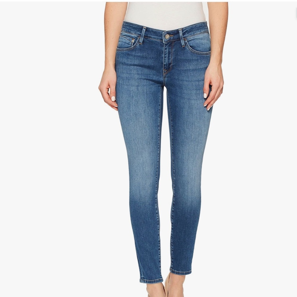 Mavi Adriana Ankle Mid-Rise Super Skinny Sz29